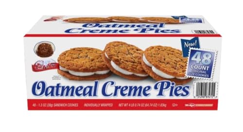 Little- Debbie's Oatmeal Crème Pies, 1.3 oz - 48 Individually