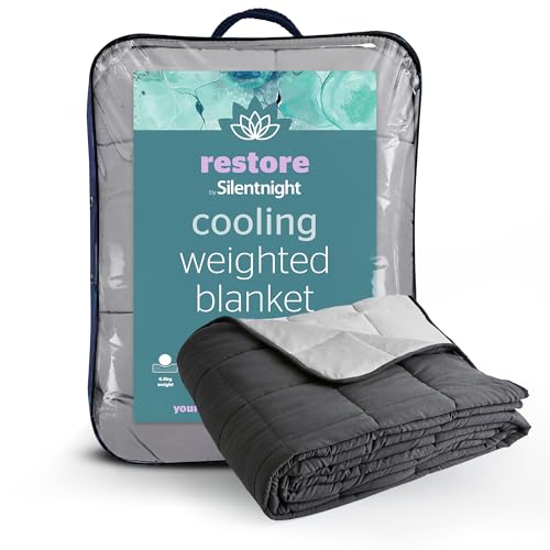 Silentnight Restore Cooling Weighted Blanket - 6.8kg Heavy Stress Insomnia Anxiety Relief Weighted Blanket for Adults with Innovative Cooling Fabric for Night Sweats Hot Flushes - 150x200cm Silentnight Restore Cooling Weighted Blanket - 6.8kg Heavy Stress Insomnia Anxiety Relief Weighted Blanket for Adults with Innovative Cooling Fabric for Night Sweats Hot Flushes - 150x200cm