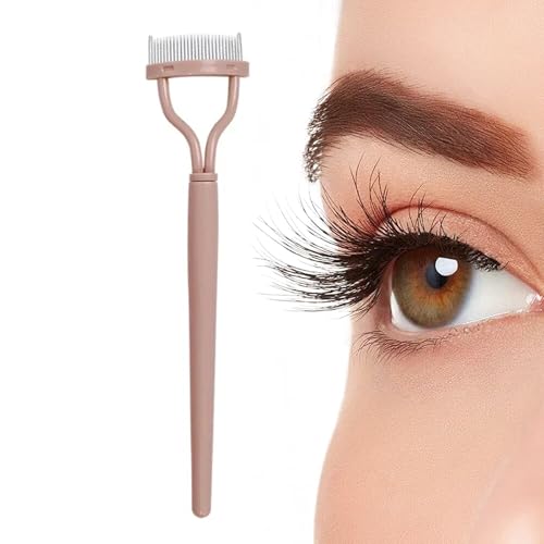 Mascara Applicator Tool - Eyelash Separator Comb, Precision Lash Brush | Professional Cosmetic Eyelash Tool, Clump-Removing Lash Definer for Eye Makeup, Volume Boost, and Mascara Finish