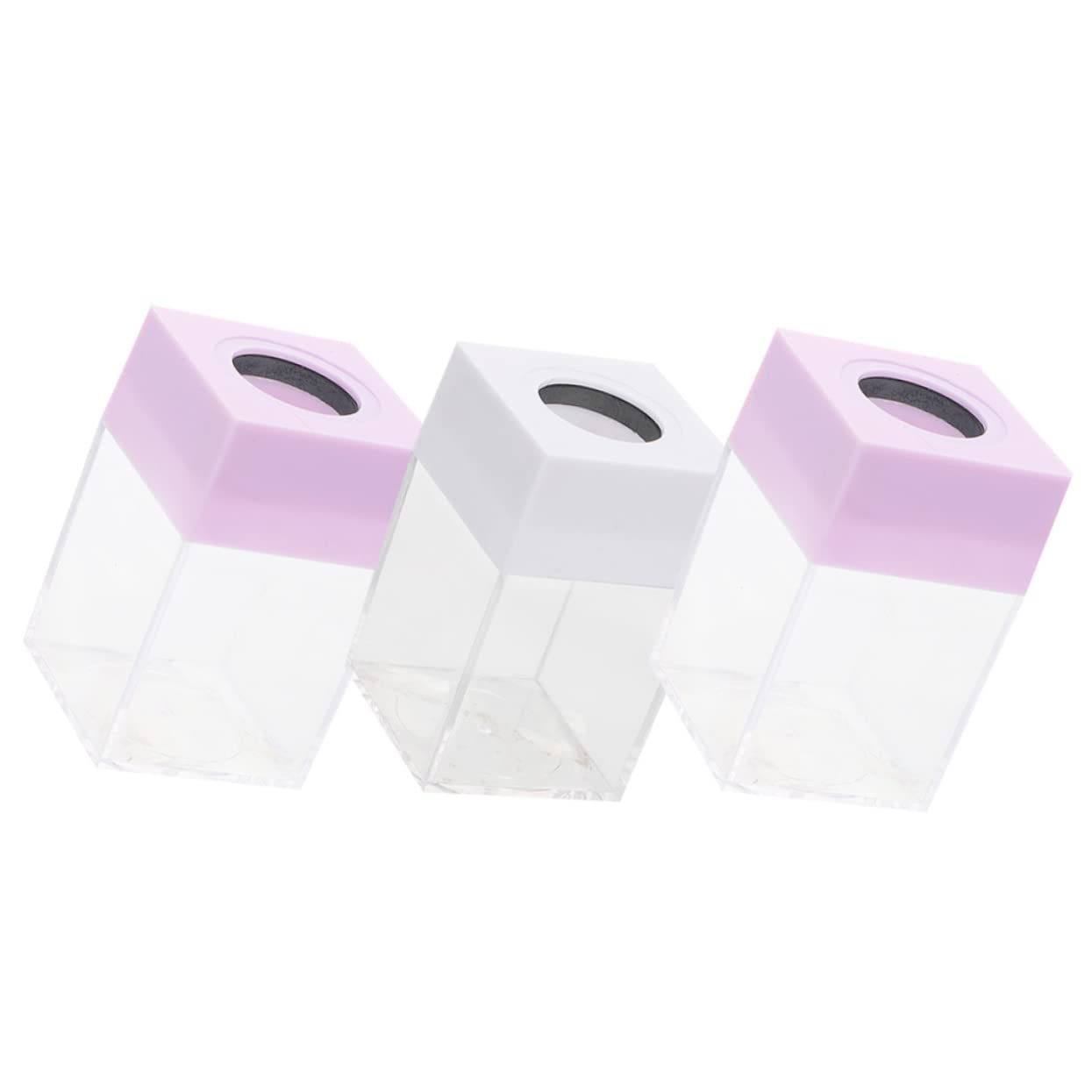 NUOBESTY 9piezas Organizador De Clips Magnético Contenedor De Clips De Recipientes Transparentes Para Escritorio Para y Escuela