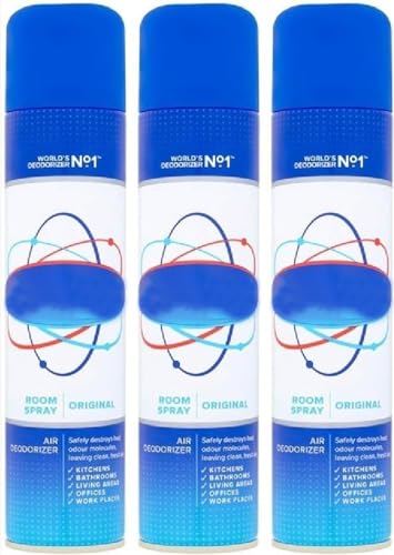 Original Room Spray Odour Destroyer, Air Fresheners, Air Deodorizer Spray, Effectiveness, Convenient And Cost-Effective 300Ml - Pack Of 3