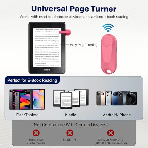 image for DATAFY [Case-Friendly] Page Turner for Kindle Paperwhite Oasis Kobo eR