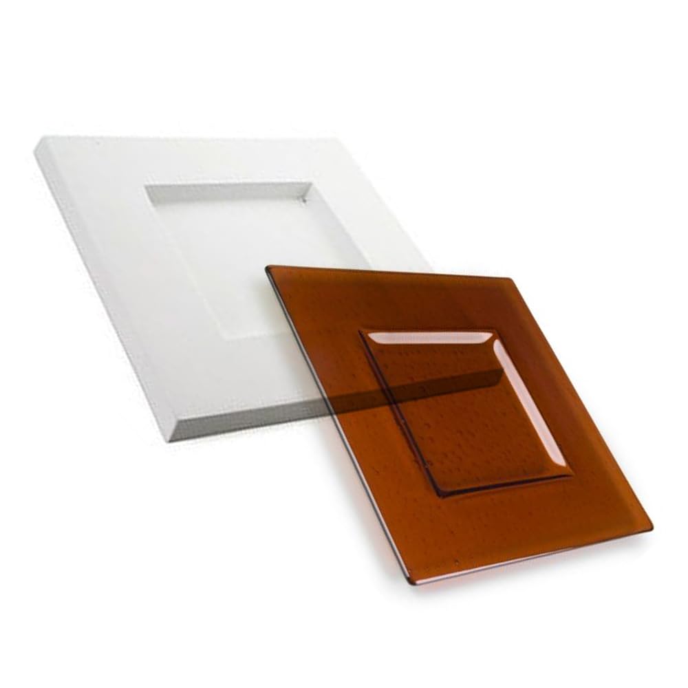 Bullseye 11.9'' Square Platter Glass Fusing Kiln Mold
