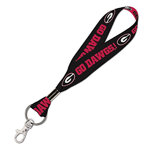 NCAA University of Georgia 77354011 Lanyard Key Strap, 1