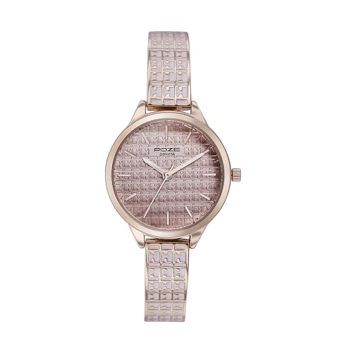 Sonata Poze Quartz Pink Dial Rose Gold Alloy Strap for Women-SP80085WM01W (B0DDTZZLSQ) Amazon Price History, Amazon Price Tracker