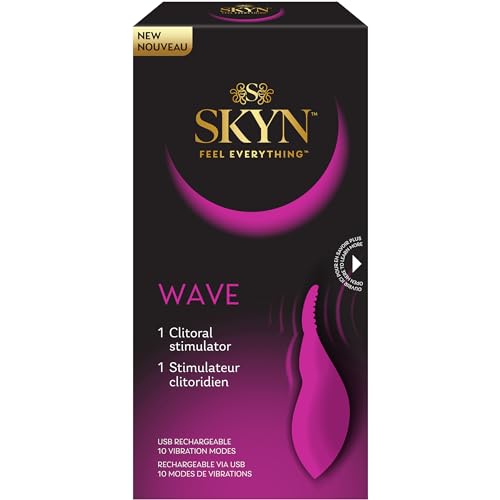 SKYN Wave Personal Massager - Clitoral Stimulator - 1 Count