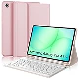 AZERTY Clavier Bluetooth pour Samsung Tab A11+: Le clavier pour Galaxy Tab A11+ Plus utilise la dernière technologie Bluetooth, permettant des connexions ultra-rapides et stables avec la tablette Samsung A11+, avec une portée maximale de 10 mètres.