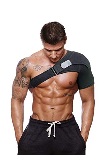 Shoulder Brace With Pressure Pad For Hot Or Cold Pack, Light, Breathable Neoprene, Shoulder Support And Stability For Rotator Cuff, Dislocated Ac Joint, Shoulder Pain, Adjustable Shoulder Compression #TOP14