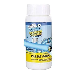 Powerful Drain Blockage Cleaner Sink Cleaner Powder, Drain Cleaner & Clog, Automatic Toilet Blockage Cleaner (PACK OF 1)
