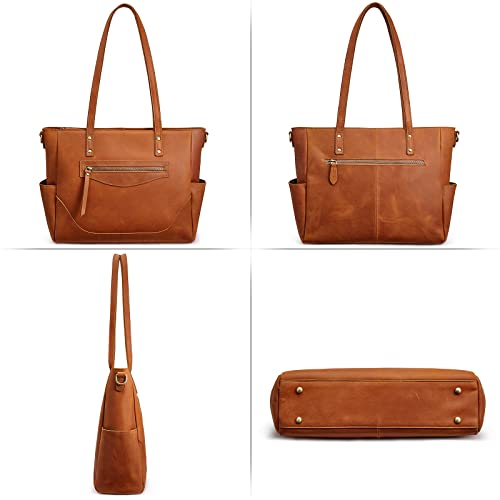 Bolso Tote Grande de Cuero Genuino para Mujer miniatura 6