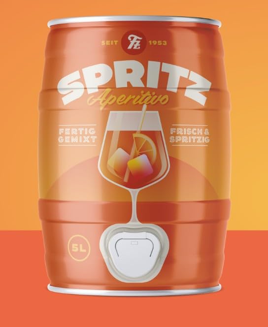 Spritz Aperitivo - Fertig Gemixt - 5 Liter