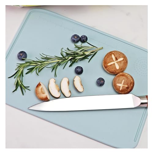 Tablas de Cortar Charmline, Set de 3 Tablas Clasificadas para Carnes Crudas y Cocidas, Verduras, con Diseño Antidesbordamiento y Molido Integrado miniatura 7