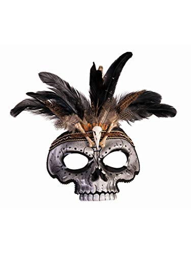 Forum Novelties Adult Voodoo Skull Mask, Male