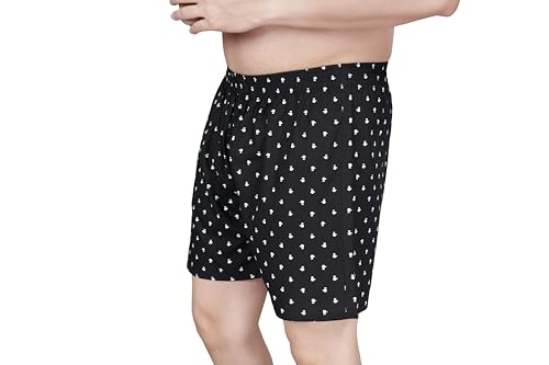 Image of Nermosa Pure Cotton Comfortable & Breathable Printed Regular Shorts /Boxer for Men, Pack of 3