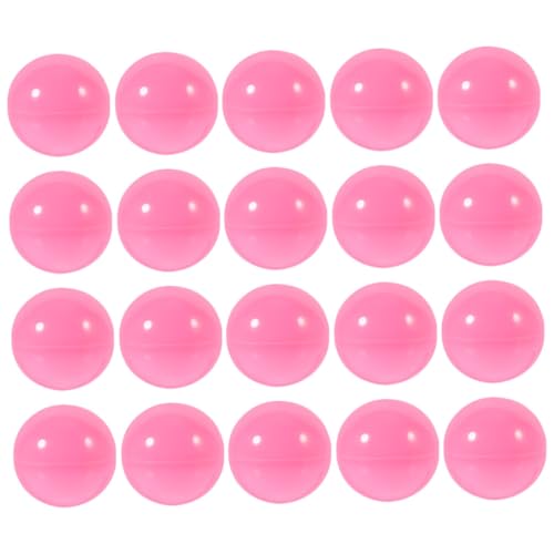 BRIGHTFUFU 20Pcs Openable Plastic Prize Balls Colorful Game Capsules for DIY Prize Displays Classroom Rewards and Party Activities Lightweight Interactive Fun