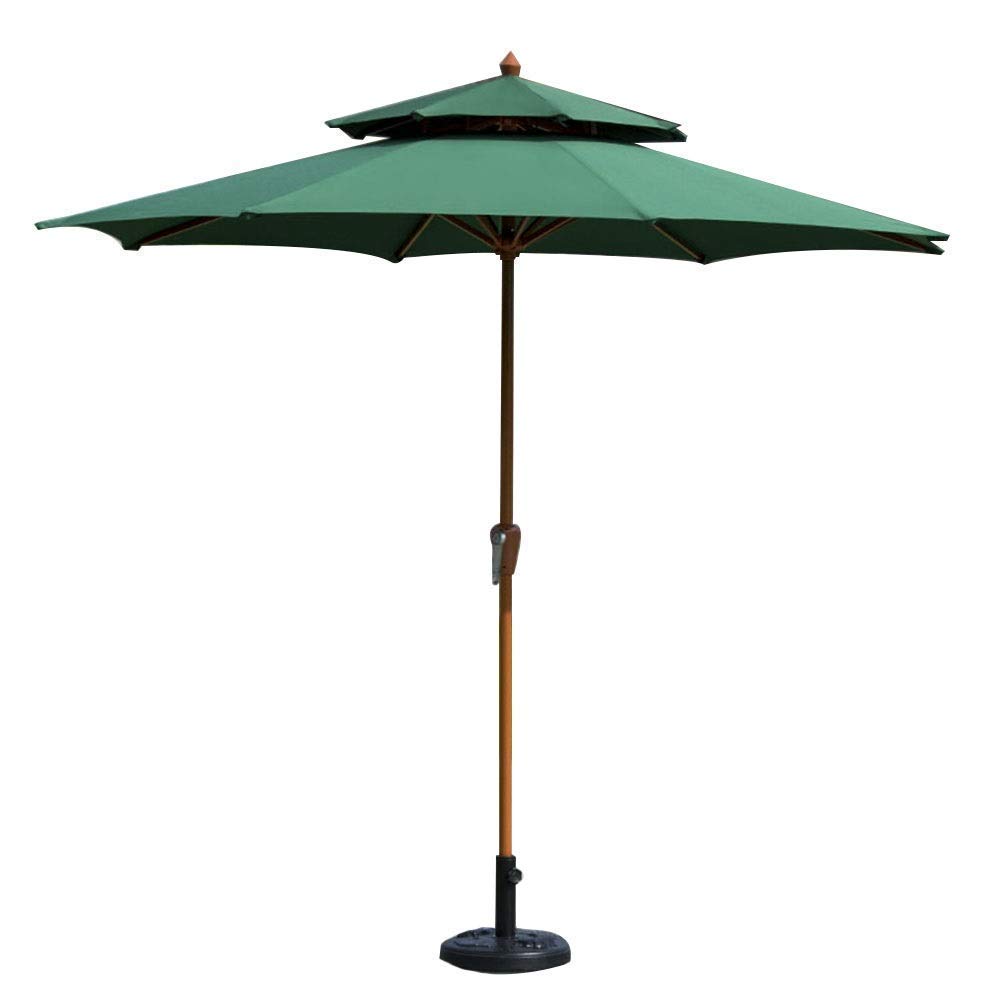 WDSOPK Parasol Outdoor Patio Garden Market Table Umbrella Portable Sun Shade Umbrellas for Poolside Deck Backyard Po