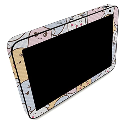 Image of MightySkins Carbon Fiber Skin Compatible with Amazon Echo Show 8 (Gen 2) - Seal Gang | Protective, Durable Textured Carbon Fiber Finish | Easy to Apply | Made in The USA