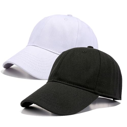2 Pack Gorras de Béisbol de Algodón para Mujer miniatura 1