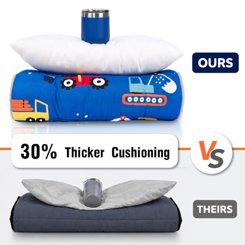 Image of Primlect Toddler Nap Mat with Pillow, Thickened Extra Large Sleeping Bag