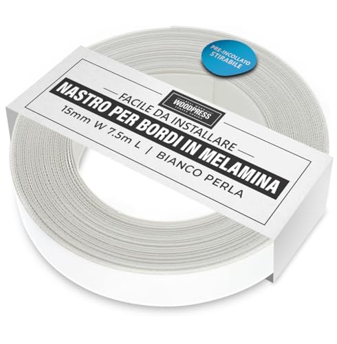 Nastro Bordatura ABS Senza Colla – 23 Mm X 5 M, Spessore 0,80 Mm, Colore Acero Americano Champagne