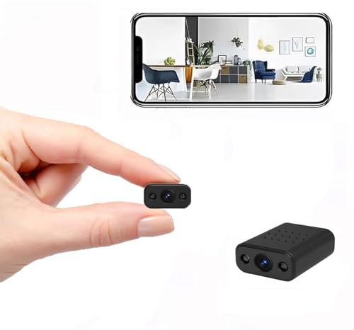 XNJ Mini Kamera, 4K HD Überwachungskamera Innen, 2,4/5 GHz WLAN...
