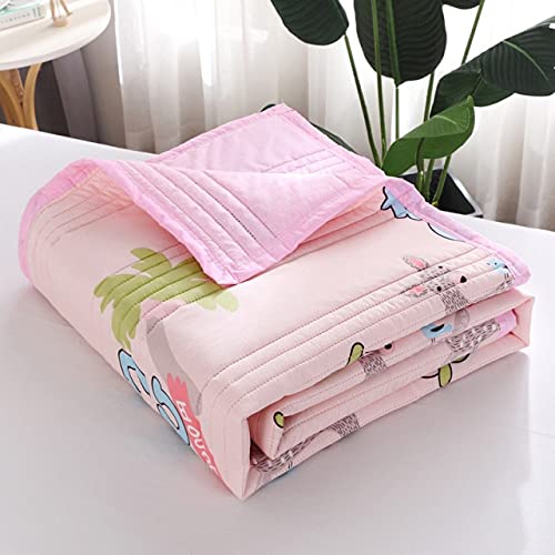 Edredón de verano de 100x150cm con funda impresa transpirable para cama infantil