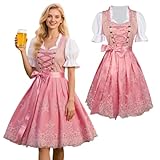 Convient pour différentes occasions : ce Dirndl pour femme est particulièrement adapté pour la fête de la bière, les fêtes populaires, les jardins de bière bavarois, le carnaval, Halloween. En plus de les porter à la fête de la bière, les robes traditionnelles peuvent également être portées pour d'autres occasions et événements. Cette robe traditionnelle offre de nombreuses possibilités de combinaison et s'adapte à tout événement festif.