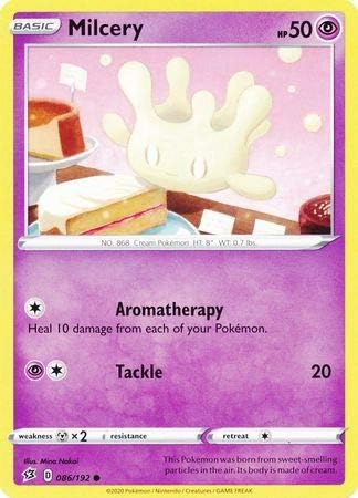 Pokemon Single Card MILCERY 086/192 REBEL CLASH