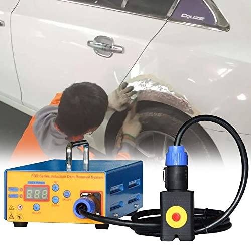 mylii Herramienta PortáTil De ReparacióN De Abolladuras Sin Pintura para Coche, MáQuina De ReparacióN De Pozos De InduccióN ElectromagnéTica Automotriz, Calentador PDR De InduccióN MagnéTica