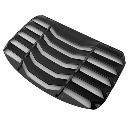 HYPER GLORY Rear Window Louver, Compatible with 2022-2026 Toyota GR86 & 2022-2025 Subaru BRZ, Matte Black ABS Plastic IKON Style Aerodynamic Rear Sunshade Wind Deflection Cover, 2PCS