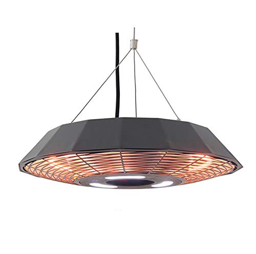 Deckenheizstrahler, Heizpilz, Heizstrahler, Terrassenstrahler Infrarot-Heizstrahler 2100 W Terrassenheizstrahler 3 Heizstufen,001