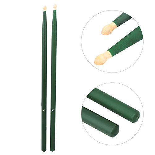 2 piezas de baquetas coloridas de madera de arce para batería, accesorios para instrumentos musicales. miniatura 5