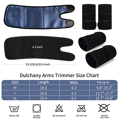 Dulchany Arm Trimmers For Women Sauna Sweat Arm Bands Arm Slimmer Wrap Adjustable Pair Arm Shaper Bands For Flabby Arms #TOP6