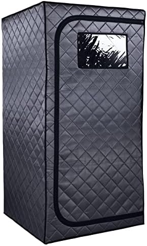 Durasage 1-Person Infrared Sauna for Home, Ultra Low EMF Infrared...