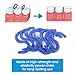 Dental Orthodontic Braces Separator - Elastic Orthodontic Ligature Ties O Ring Rubber Band for Teeth, Latex Free (700 PCS)