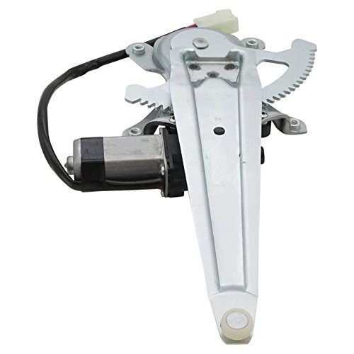 Image of TRQ Rear Passenger Side Power Window Motor and Regulator Assembly Power Compatible with 2001-2005 Toyota RAV4