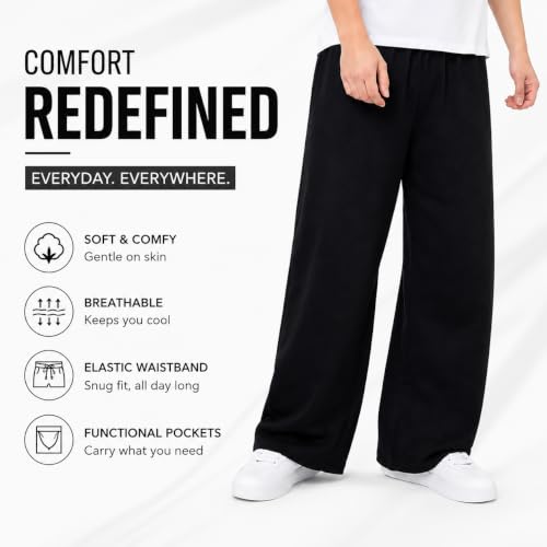 Image of The Startup Track Pants for Man | Baggy Trackpants for Men | Straight Fit Mens Trackpants & Joggers, Cotton Gym Lowers for Men | Lightweight Breathable Mens Bottom Wear | Lowers for Man