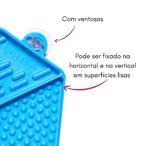 Comedouro Lambedor Interativo Labirinto Lento e Educativo Com Diferentes Texturas - Enriquecimento A