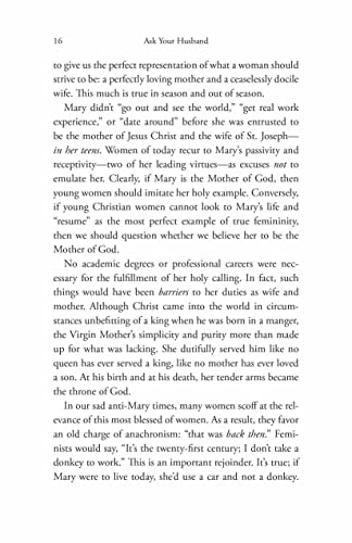 Ask Your Husband: A Guide to Catholic Femininity