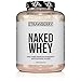 Strawberry Whey Protein - All Natural Grass Fed Whey Protein Powder + Dried Strawberries + Coconut Sugar- 5lb Bulk, GMO-Free, Soy Free, Gluten Free. Aid Muscle Growth & Recovery - 61 Servings