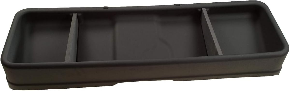 Husky Liners Gearbox Storage Systems | Se adapta a la cabina doble Chevrolet Silverado y GMC Sierra 1500 2019-2026, cabina doble Silver y Sierra 2500 y 3500 2019-2026 | Debajo del asiento, 1 pieza negra - 09061