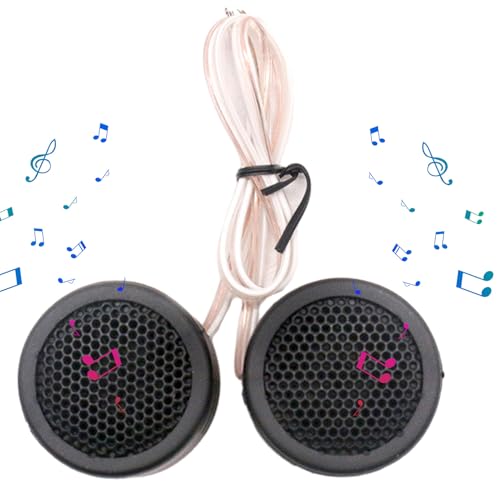 Marine High Toners 500W Altavoz Muy eficiente | 2 Piezas de Coche en Negro, Sonido de Alto Rendimiento para Coche, camión, Piezas y Accesorios de Compra de Motocicletas para