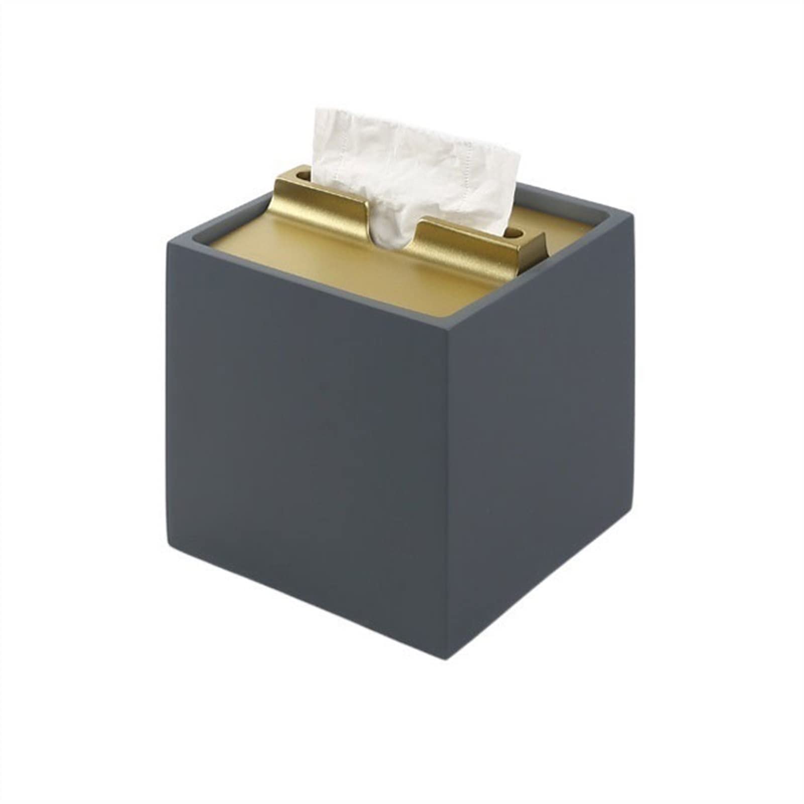 GTHTUHFD Car Tissue Holder Desktop Creative Resin Tissue Box Coffee Table Napkin Storage Box Toilet Tissue Box Drawer Tissue Box Tissue Box Holder,E