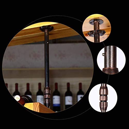 Soporte moderno para botellas de vino montado en pared miniatura 7