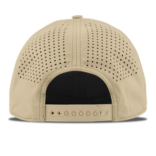 Image of Branded Bills Old Glory PVC Curved 5 Panel Rope USA Hat for Men, Baseball Cap, Adjustable Snapback