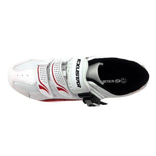 Exustar E-Sr403 Road Shoe, White, Size 47 #TOP4