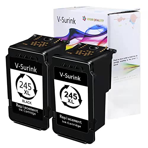 Hottest Sales V-Surink Ink Cartridge Replacement Canon PG245XL Compatible with PIXMA MX492 TR4520 TS3120 MG2420 MG2522 MX490 MG2920 MG2922 MG2520 IP2820 Printer