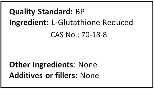 Miniatura 3 de Polvo reducido de L-glutatión potente antioxidante para el sistema inmunológico (50 gramos (1.76 oz))