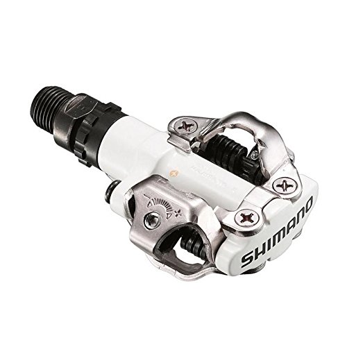 SHIMANO Pedal M520 SPD Blanco-Con Calas SM-SH51 Taille Unique