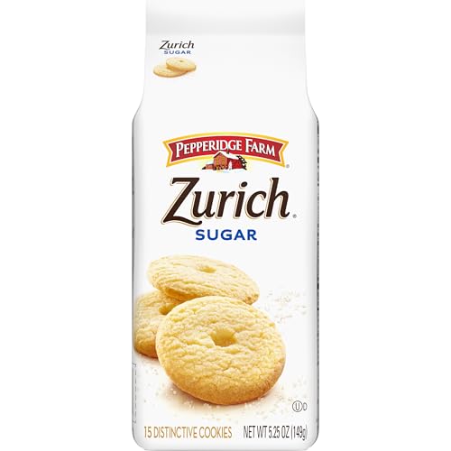 Pepperidge Farm Zurich Sugar Cookies, 5.25 Oz Bag